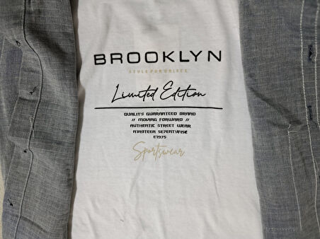 ARMALI T-SHIRTLU ERKEK GÖMLEK