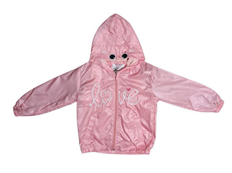 LOVE NAKIŞLI KIZ YAĞMURLUK