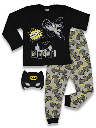 BATMAN BASKILI ERKEK PİJAMA TAKIMI