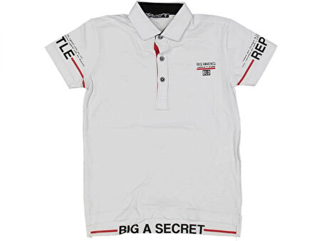 BIG A SECRET BASKILI ERKEK T-SHIRT