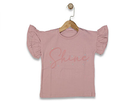 SHINE NAKIŞLI KIZ T-SHIRT