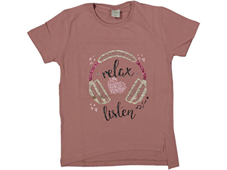 RELAX BASKILI KIZ T-SHIRT
