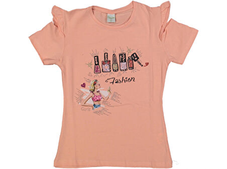 FASHION BASKILI KIZ T-SHIRT