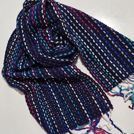 El Örgüsü  Şal, El Yapımı renkli Hediyelik Şal ,tasarım Şık Şal,  Moli Tasarım