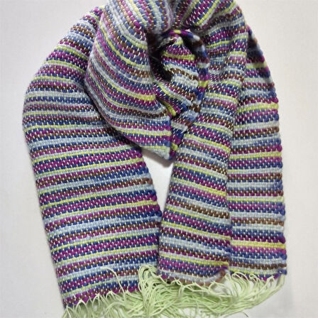 Çocuk Atkısı , El Dokuması Atkı, Kilim Dokuması Yünlü Atkı, Tasarım, Hediyelik, Moli Tasarım