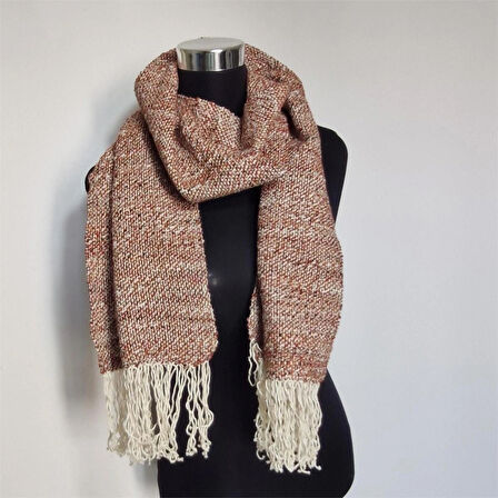 Çok Renkli, El Dokuması Atkı, Kilim Dokuması Yünlü Atkı, Tasarım, Şık Kaşkol, Moli Tasarım