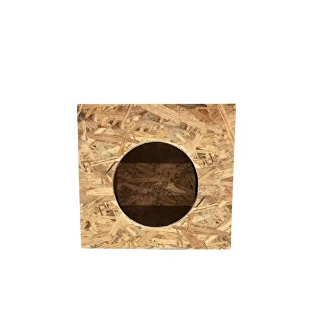 Reyo Kedi Evi Dış Ortam Uygun Ahşap Kedi Evi OSB 60x40x40 cm - CAT44