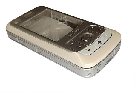Nokia 6110N Kasa Kapak Nokia 6110N Beyaz Orta Kasa Ön Kapak Arka Kapak Tuş Takımı