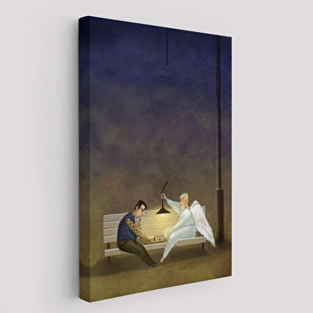 Melek İyi İnsanlara Yardım EdiyorDekoratif Tablo-6110