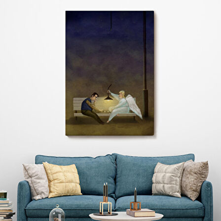 Melek İyi İnsanlara Yardım EdiyorDekoratif Tablo-6110