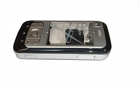 Nokia 6110N Kasa Kapak Nokia 6110N Siyah Orta Kasa Ön Kapak Arka Kapak Tuş Takımı