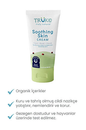 Trubaby Soothing Skin Cream 100 ml - Egzamalı Ciltler Için Doğal Bakım