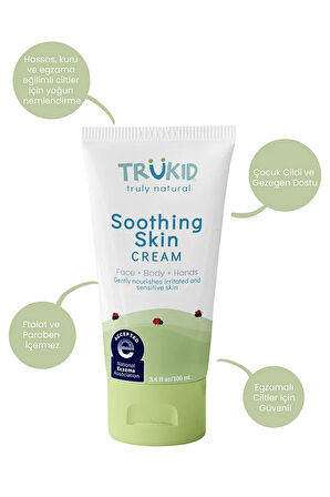 Trubaby Soothing Skin Cream 100 ml - Egzamalı Ciltler Için Doğal Bakım