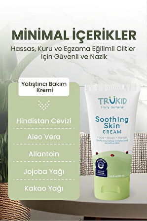 Trubaby Soothing Skin Cream 100 ml - Egzamalı Ciltler Için Doğal Bakım