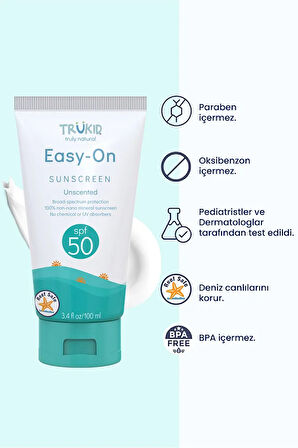 Easy On SPF50 Güneş Koruyucu 100 ml – Hassas Ciltler İçin Etkili Koruma