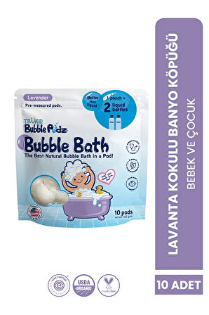 Bubble Podz Lavender Scented Bubble Bath 10 Adet Lavanta Banyo Köpüğü