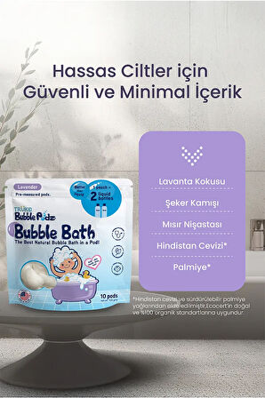 Bubble Podz Lavender Scented Bubble Bath 10 Adet Lavanta Banyo Köpüğü