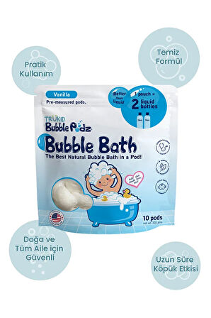 Bubble Podz Vanilla Scented Bubble Bath 10 Adet Vanilyalı Banyo Köpüğü