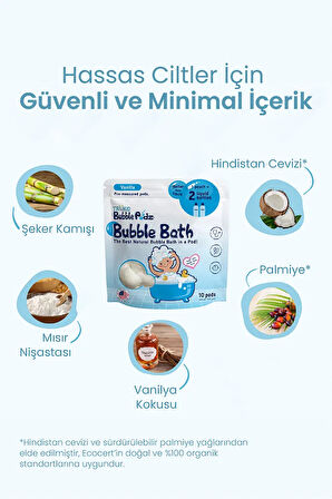 Bubble Podz Vanilla Scented Bubble Bath 10 Adet Vanilyalı Banyo Köpüğü