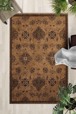 Kaymaz Taban Yıkanabilir Halı – Mutfak, Salon, Yatak Odası için Modern Dijital Baskı Halı (SLNHAL119