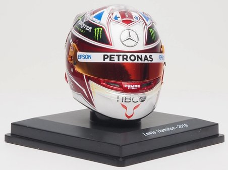 Looksmart Lewis Hamilton Silverstone 2019 WC Diecast Kask 1/5