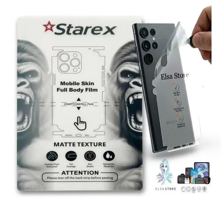 Huawei ENJOY 60 S Uyumlu Nano Ekran Koruyucu MATTE - Full Arka Kaplama 360 Koruma STAREX