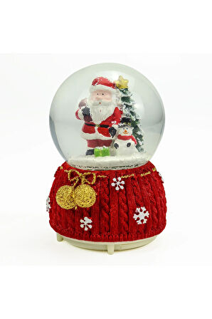 Büyük Boy Noel Baba Kar Küresi