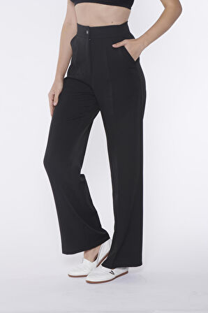 Siyah Palazzo Pantolon | 42