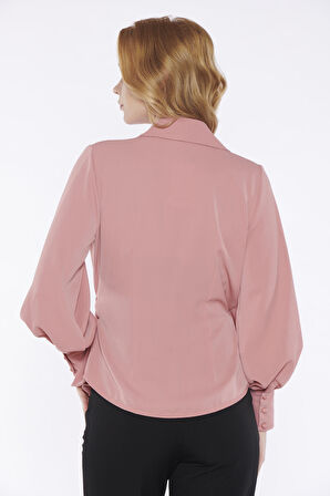 Toka Detaylı Bluz | 36