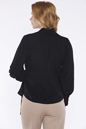 Toka Detaylı Bluz | 40