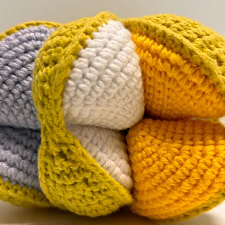 Uretti - Ahmet 3816 - Amigurumi Örgü Oyuncak  Top  - Renkli