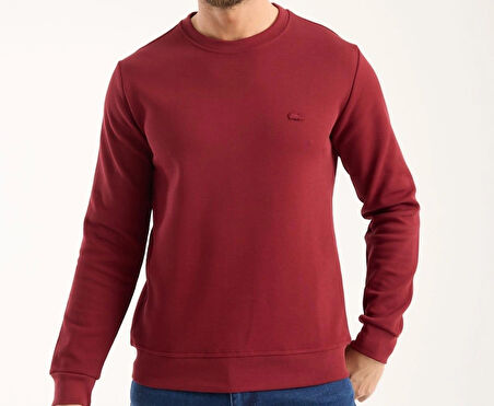 LACOSTE BİSİKLET YAKA BORDO REGULAR FİT PARİS ARMA
