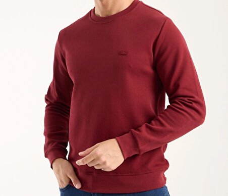 LACOSTE BİSİKLET YAKA BORDO REGULAR FİT PARİS ARMA