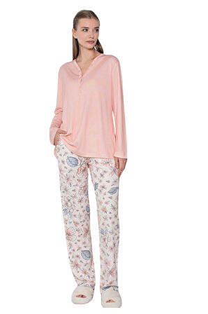 Limissi Desenli Malisa Pijama Takımı 24408