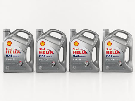 SHELL HELİX HX8 MOTOR YAĞI 5W-40 4 X 4 Litre