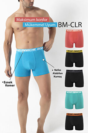 Erkek Boxer Likralı 6'lı Kutu ROBİN BM-CLS