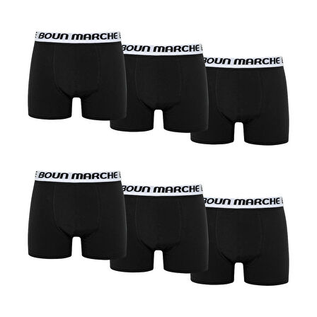 Erkek Boxer Likralı Premıum 6'lı Kutu RODİ BM-CLS