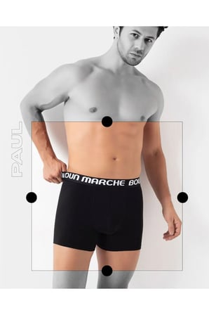 Erkek Boxer Likralı Premium 6'lı Kutu CATCH