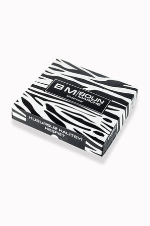 Erkek Boxer Likralı Premium 6'lı Kutu CATCH