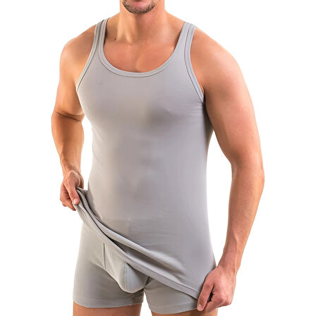 Erkek Atlet Premium 6'lı Kutu Penye Süprem %100 Pamuk