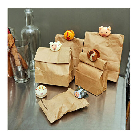 Kikkerland Hayvan Çiftliği Poşet Klipsi