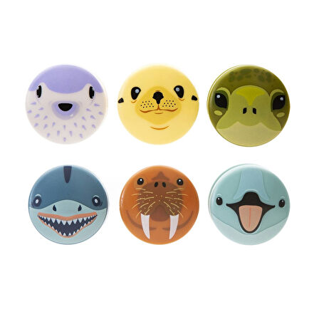 Kikkerland Deniz Canlıları Poşet Klipsi