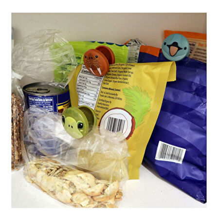 Kikkerland Deniz Canlıları Poşet Klipsi