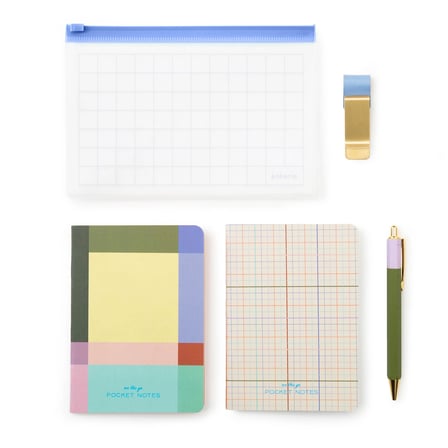 Kikkerland Inkerie Dosyalı On The Go Stationery Set Kırtasiye Seti