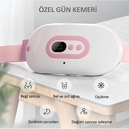 Özel Gün Kemeri - Regl Ağrıları Için Titreşimli Isı Veren Kemer