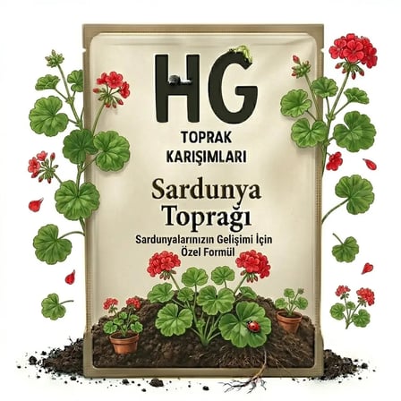 HG Sardunya (Pelargonium) Çiçeği Toprağı (HG-SAR-05L)