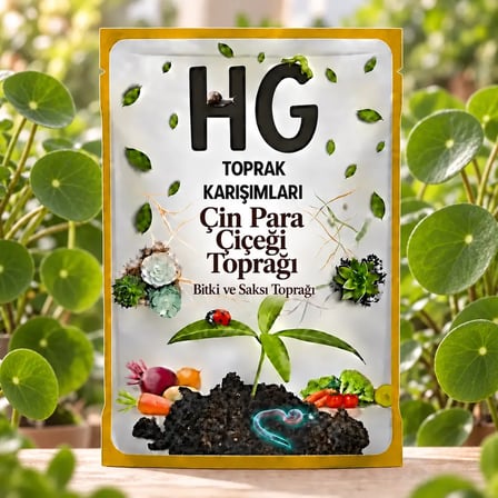 HG Çin Para Çiçeği (Pilea) Saksı Toprağı (HG-CIN-05L)