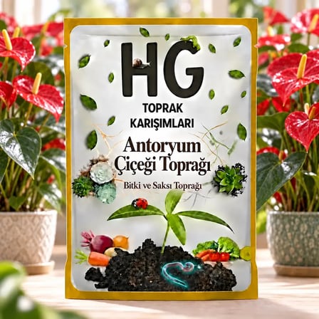 HG Antoryum Çiçeği Toprağı (HG-ANT-05L)