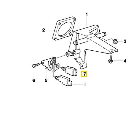 BMW E30 E31 E32 E34 E36 VE Z3 FREN PEDAL MÜŞÜRÜ 61318360417