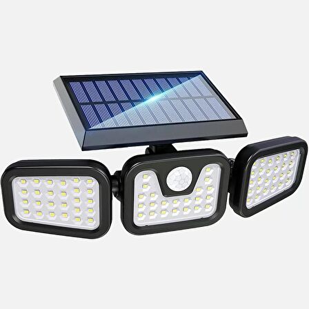 Solar Led Aydınlatma Sensörlü 3 Yönlü
